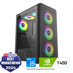 PC HACOM CAD C121 (i5-14400F/B760/16GB RAM/500GB SSD/T400 4GB/550W)